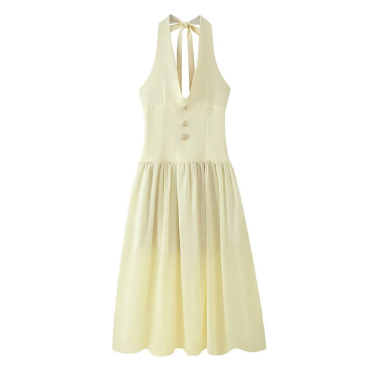 Mila Halter Dress
