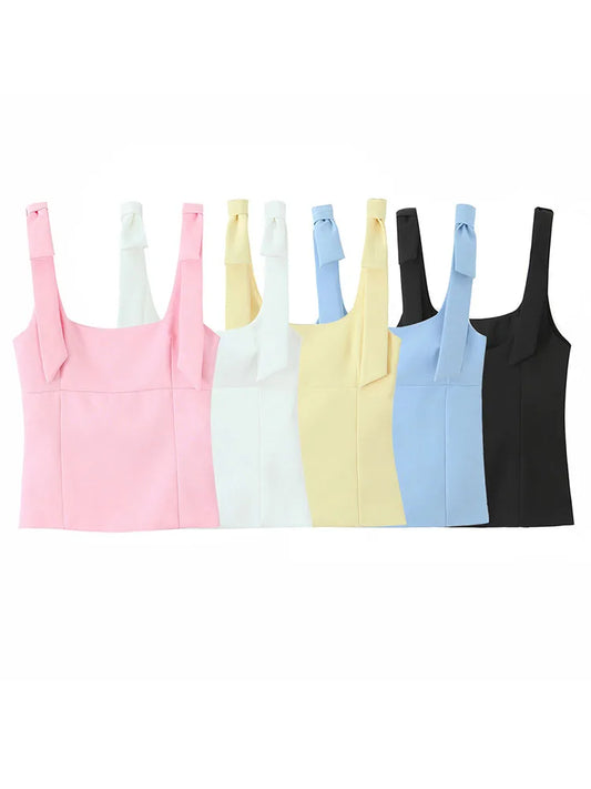 Evelyn Bow Top