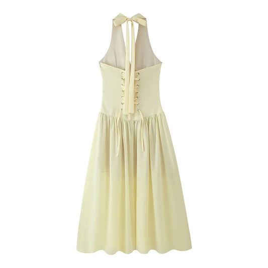 Mila Halter Dress